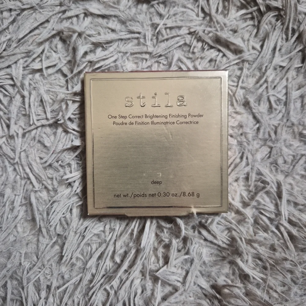 Stila One Step Correct Brightening Finishing Powder Deep Full Size 0.3oz NEW NIB